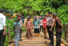 Jembatan Viral di Lubuk Sandi Rampung Direhabilitasi, Warga Apresiasi Kepedulian Polres Seluma