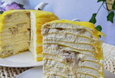Durian Crepes Cake, Dessert Modern dengan Aroma Durian yang Menggoda