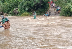 Perjuangan Pelajar Asal Desa Simpang, Sebrangi Sungai Demi Pendidikan