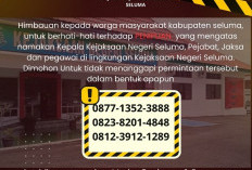 Pascapergantian Pimpinan, Penipuan Catut Nama Pejabat Kejari Seluma Kembali Marak