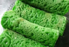 Resep Dadar Gulung Pandan Isi Kelapa