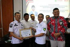 Dinsos Kabupaten BS Menerima Penghargaan Penilaian Kepatuhan Pelayanan Public Tahun 2024 dari Ombudsman RI Pre