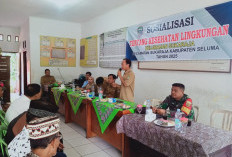 Gandeng DLH Seluma, Sukaraja Gencarkan Sosialisasi Kesehatan Lingkungan