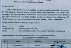 SK Kades Dusun Baru  Belum Dikeluarkan Pemkab Seluma