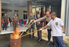100 Gram Sabu Dimusnahkan Kejari Bengkulu Selatan, Juga Sajam