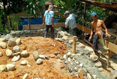 Material Habis, Renovasi Rumah Balita Khaira Sempat Tersendat