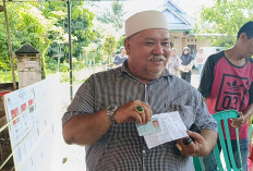 Rifa'i Satuh-Satunya Calon Bupati Bengkulu Selatan Nyoblos di PSU BS   