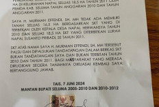  Kasus Lama Diungkap Ujang Puguk, Pembebasan Lahan di Kelurahan Napal 2010/2011 Diduga Fiktif