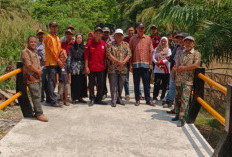 Pemdes Pasar Talo PHO Serahkan  Peket Perjaan Pembanguna Jembatan Permanen ke Masyarakat