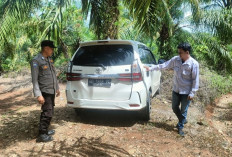 Sempat Kabur, Mobil Terduga Kawanan Tsk Narkoba Ditemukan di Kebun Sawit