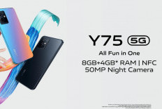 Vivo Y75 5G: Ponsel Ringan 5G dengan Kamera 50?MP & Baterai 5.000 mAh