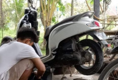 Dipanaskan di Halaman, Sepeda Motor Petugas PPK Air Periukan Seluma Raib Dicuri